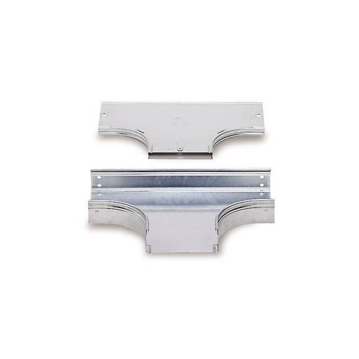 Derivazione a “T” Zincata 200/150×75 mm per canale portacavi H75 – Accessorio Canalizzazioni Metalliche