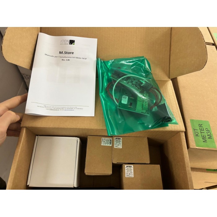 ATON KIT-METER-Z-3P – Kit contatori + interfaccia per sistema di accumulo/monitoraggio (inverter + meter)