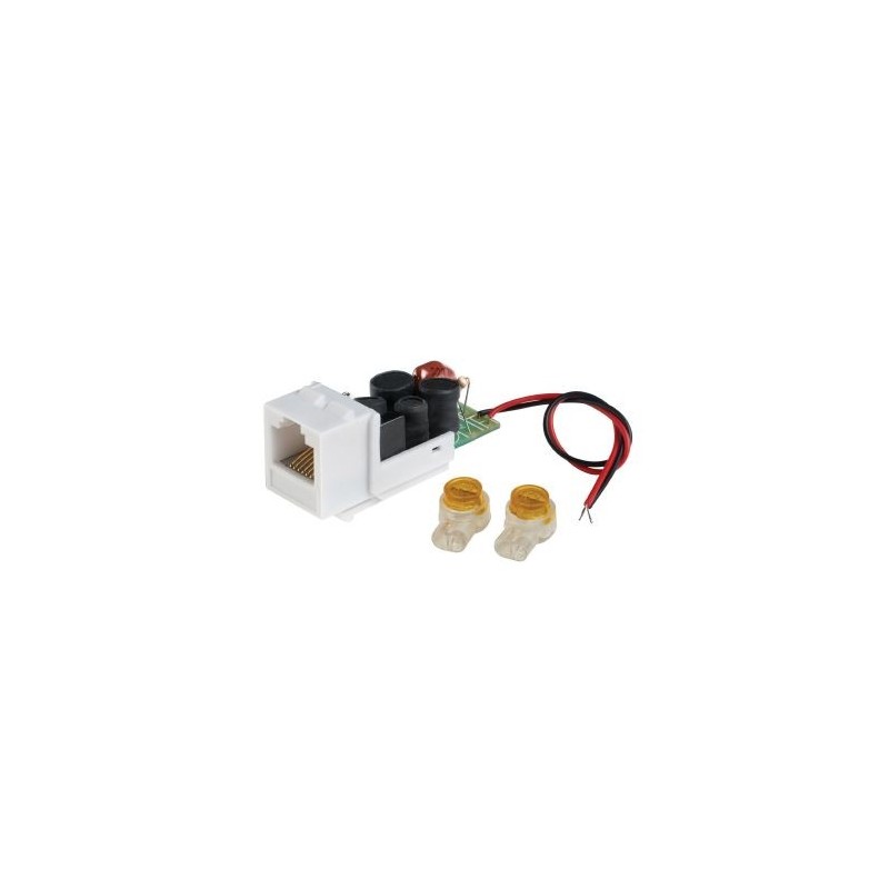 RJ12 keystone telephone socket + bi-adsl filter RJ12 keystone telephone socket + bi-adsl filter