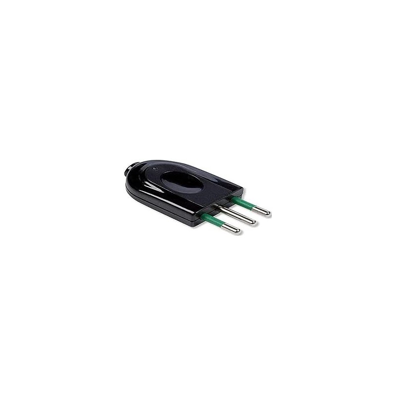 Quick plug 2p+t 10a black Quick plug 2p+t 10a black