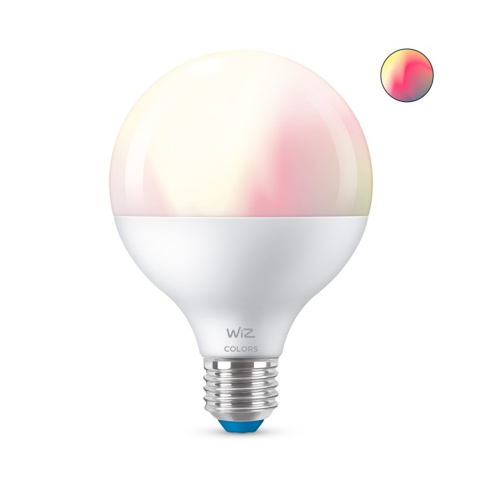 Wiz frosted globe color 75w e27