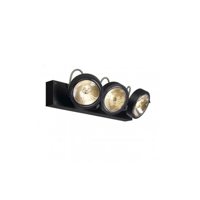 Kalu 3 Wall and Ceiling Spotlight, Matt Black, 3x GU10 Socket – Modern and Adjustable Design