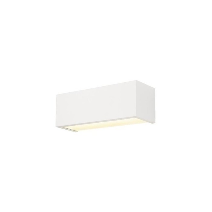 SLV Chrombo LED Wall Lamp 30 cm, 9.7 W, 3000 K – Stainless Steel and Glass, White