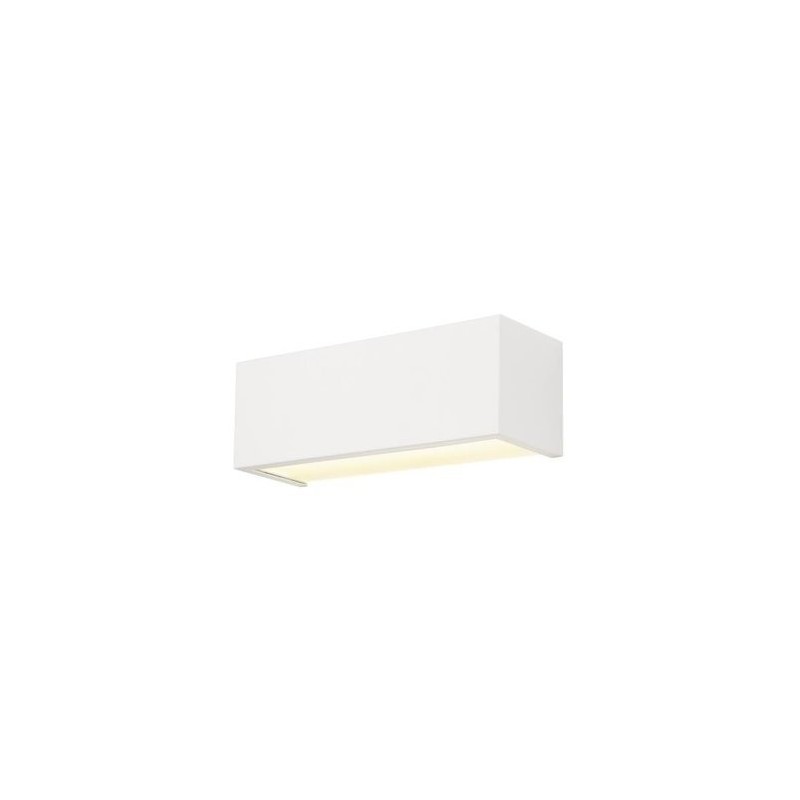 SLV Chrombo LED Wall Lamp 30 cm, 9.7 W, 3000 K – Stainless Steel and Glass, White SLV Chrombo LED Wall Lamp 30 cm, 9.7 W, 3000 K – Stainless Steel and Glass, White