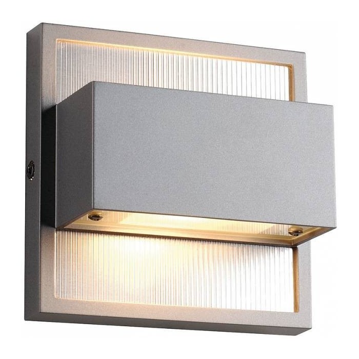 DACU Up-Down Outdoor Wall Lamp, G9, Silver Grey, Max 4W