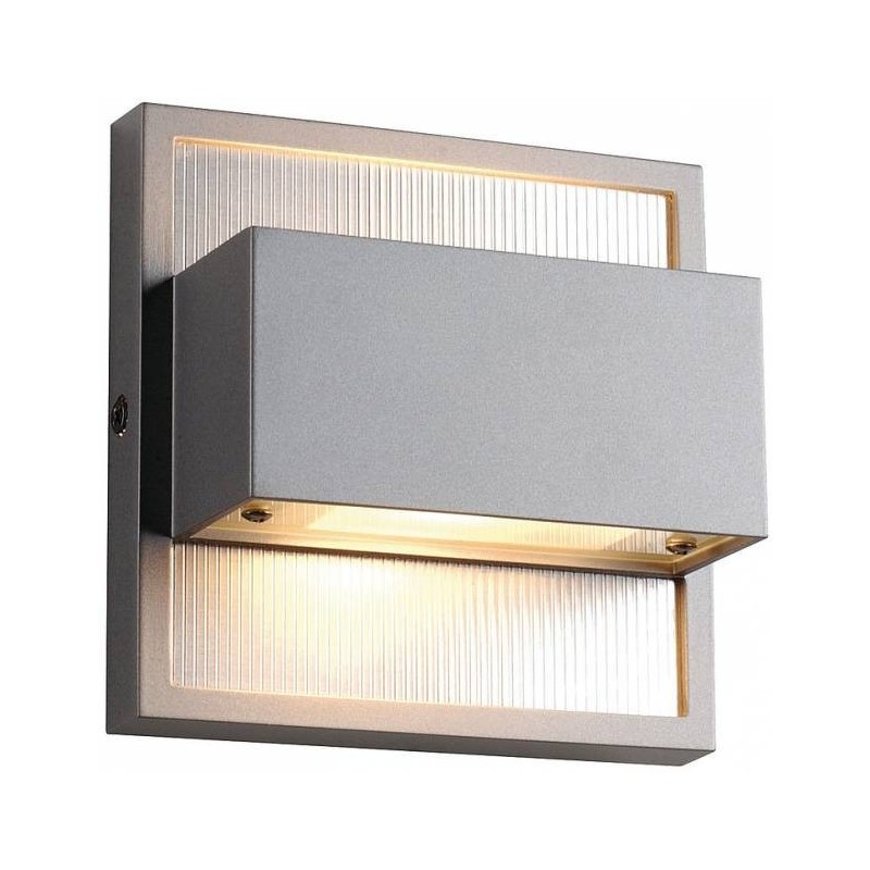 DACU Up-Down Outdoor Wall Lamp, G9, Silver Grey, Max 4W DACU Up-Down Outdoor Wall Lamp, G9, Silver Grey, Max 4W