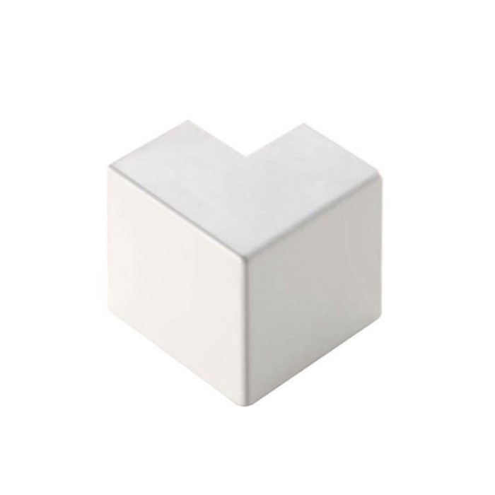 External corner for channel size 100x80 white
