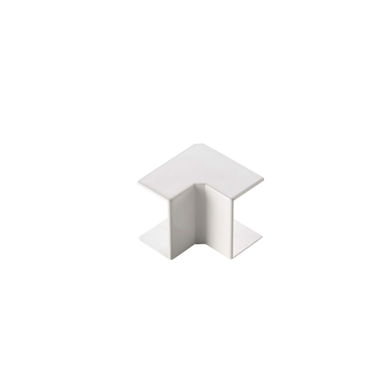 Int. corner for channel size 100x80 white Int. corner for channel size 100x80 white