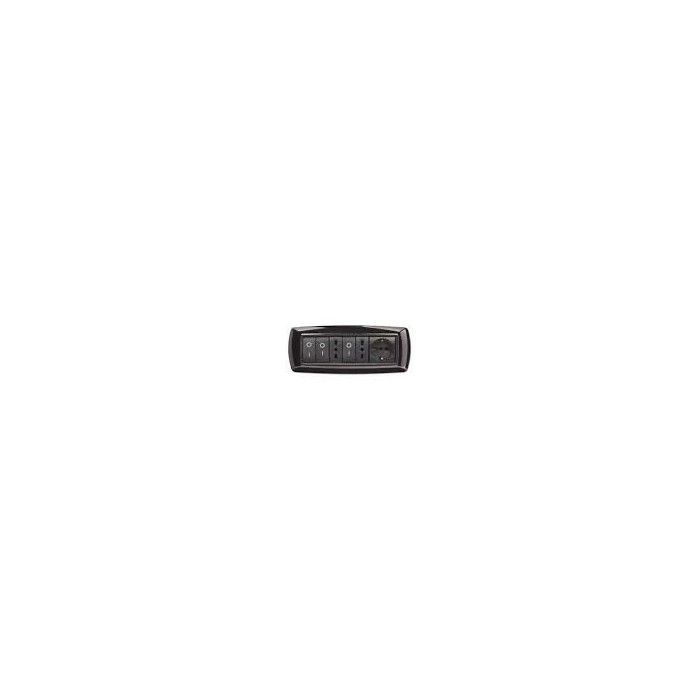 Mylife 7-module black plate