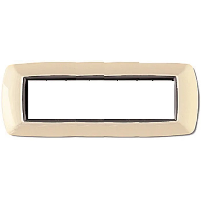 Placca mylife 7 moduli avorio