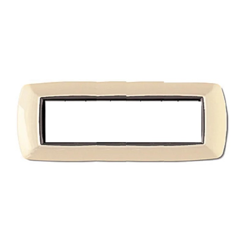 Mylife 7-module ivory plate Mylife 7-module ivory plate