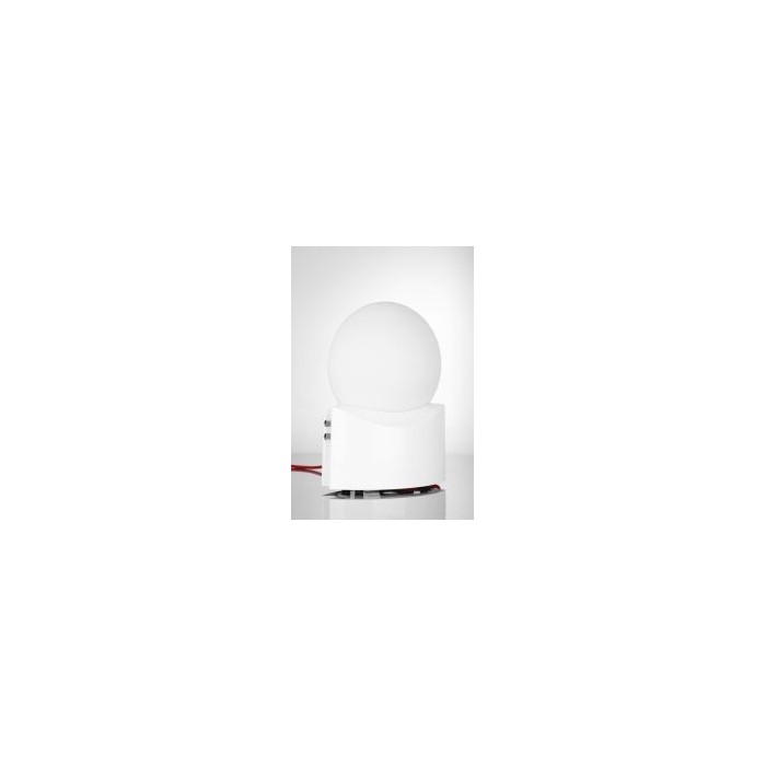 Helioled lamp. glossy white led table