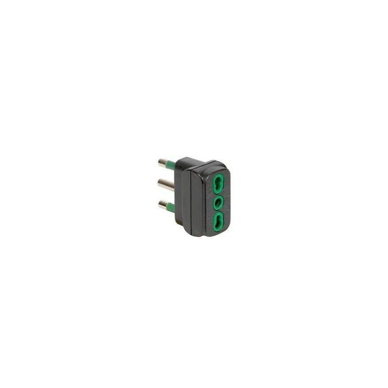 Fanton Adapter S17 to 1P17/11 Black - Safe Universal Electrical Connector Fanton Adapter S17 to 1P17/11 Black - Safe Universal Electrical Connector