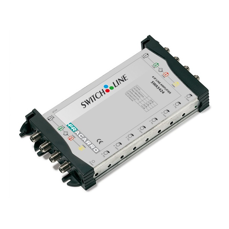 Fracarro 271034 SAT Line Amplifier - 4 Outputs for Satellite Systems Fracarro 271034 SAT Line Amplifier - 4 Outputs for Satellite Systems