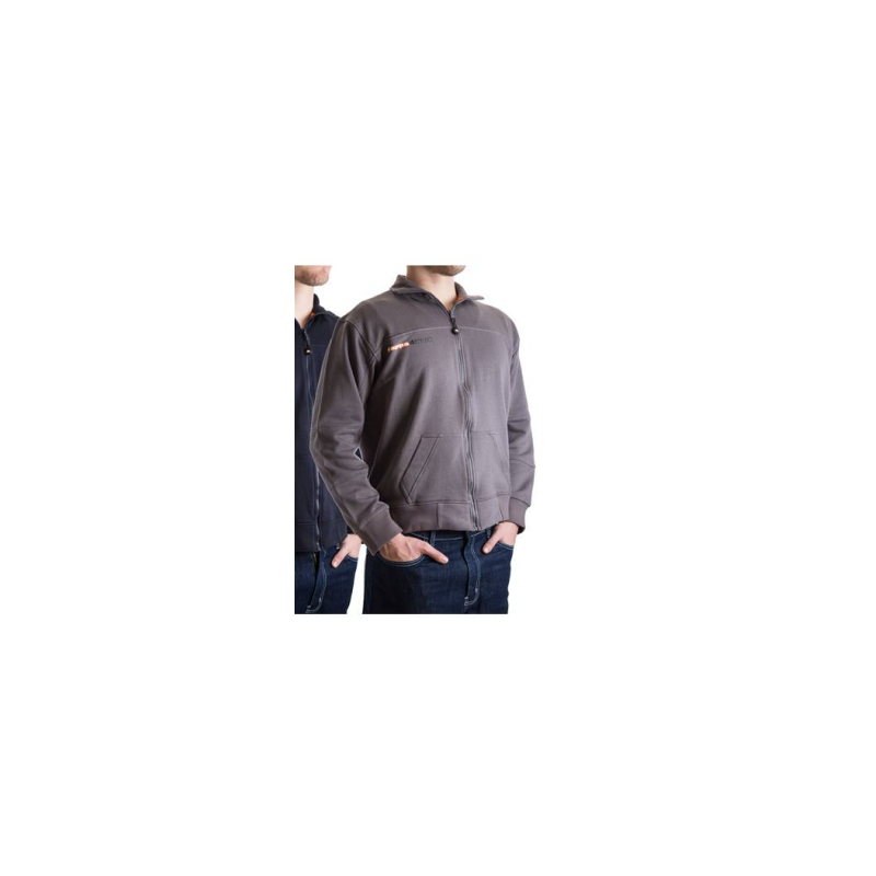 Grey full zip sweatshirt Grey full zip sweatshirt