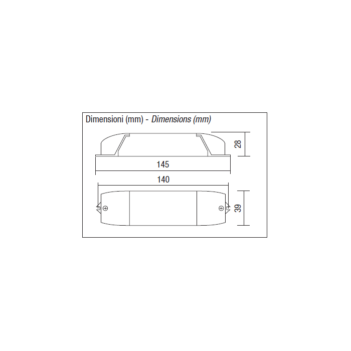 Miniled 10/12/24v 20/25/25w led driver