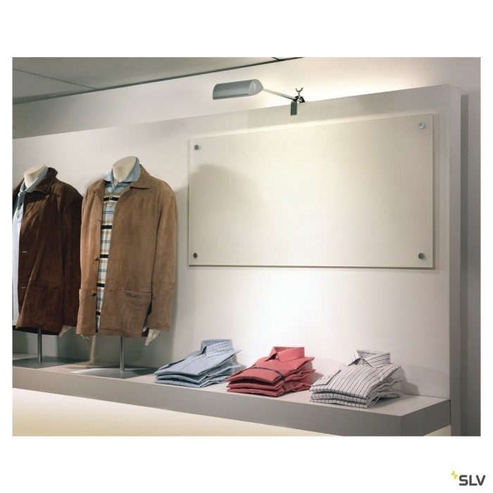 Nepro Display QT-DE12 Wall Lamp for Display Stands, Silver – High Quality Lighting