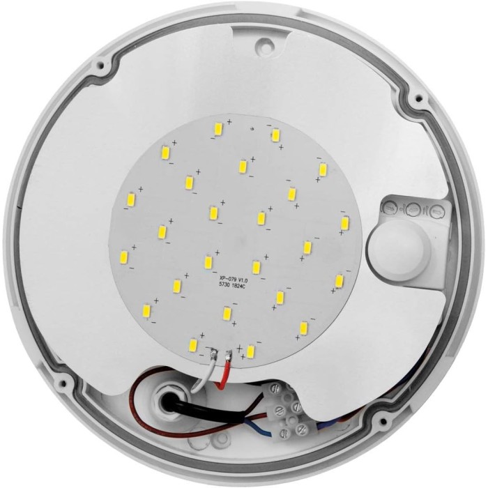 LED Ceiling Light WLI Bulk-R Sens 15W NW VW IP65 with Programmable Sensors
