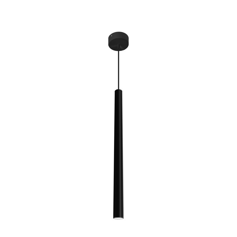 Suspension internal led stylo tubular black h 50 4k Suspension internal led stylo tubular black h 50 4k