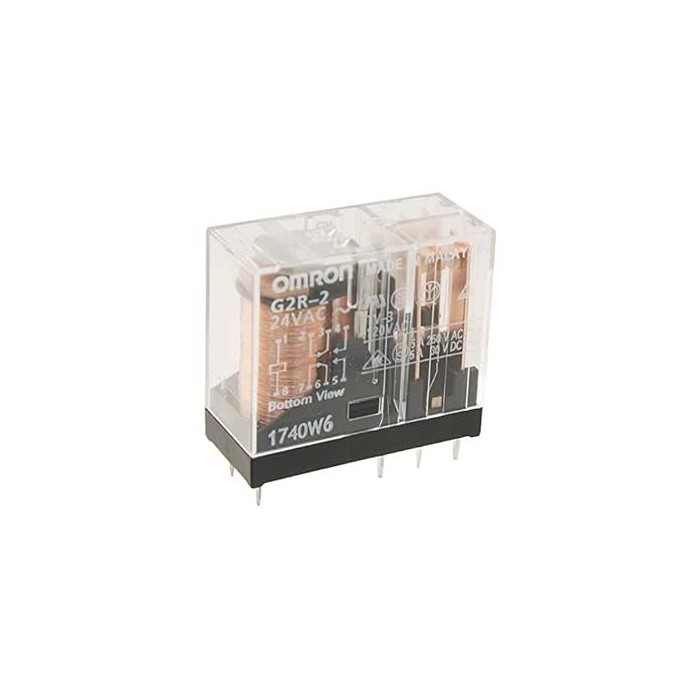 Power Relay pcb solder type, 8-pin, dpdt, 5a,
