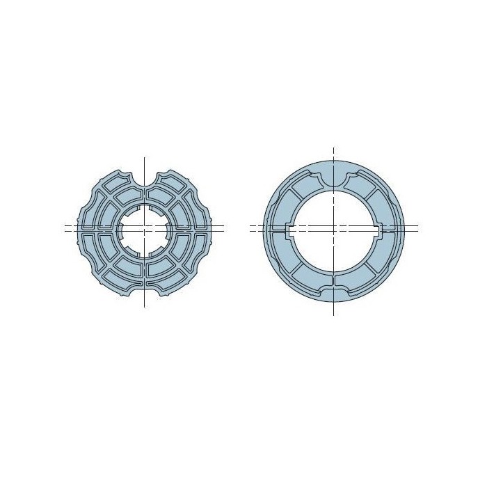Adapter kit for tilt nose cone 80x1 wheel+chorus