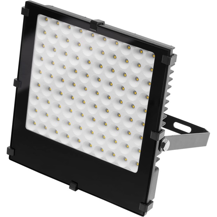 Proiettore optic round 100w nw 60° 4000k nero