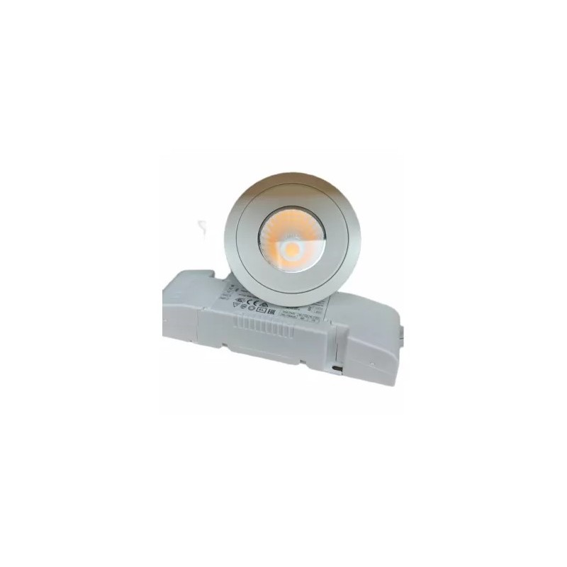 iGuzzini Laser Recessed Spotlight Fixed White - LED 1x10W Warm 3000°K Ø75 mm Medium Optic iGuzzini Laser Recessed Spotlight Fixed White - LED 1x10W Warm 3000°K Ø75 mm Medium Optic
