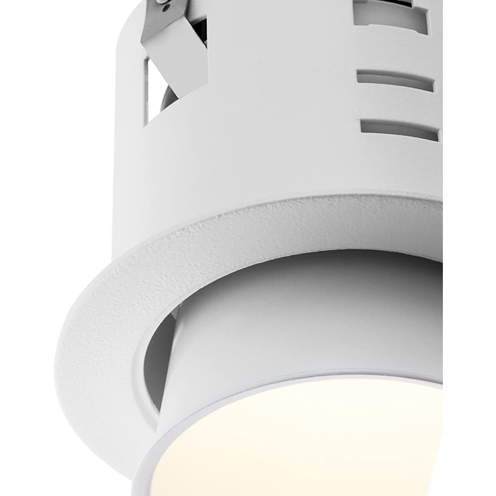 Faretto fisso huron dwl fix 27w ww fluorescente bianco