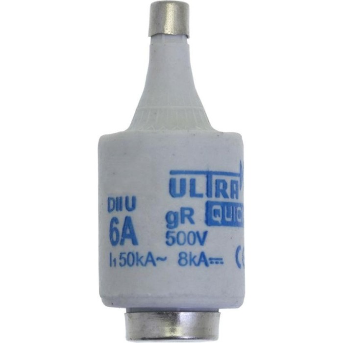Eaton Fuse, low voltage, 6d27r e27/dii, ultra-fast, 6a, 500vac