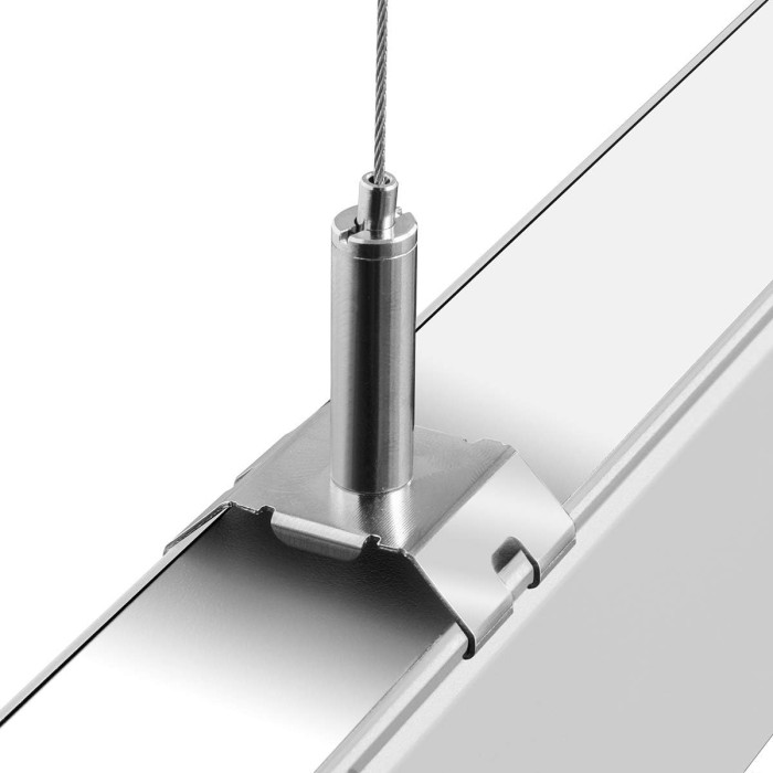 Emerald suspension 1.2m 40w 4k silver