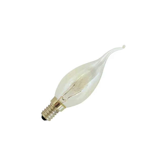 25w clear flame bulb