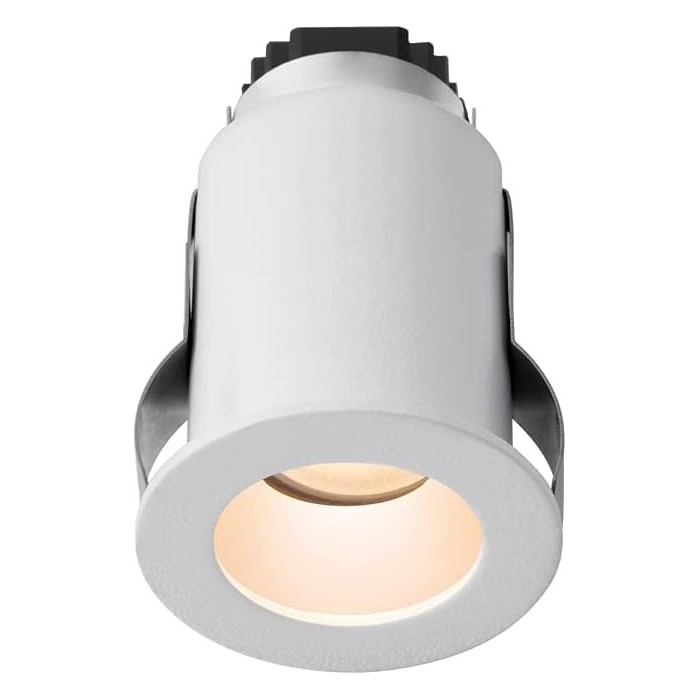 Wpl huron-s dwl fix 3w nw fluorescent round recessed spotlight