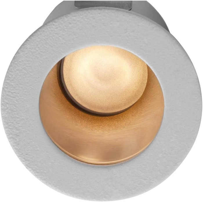 Wpl huron-s dwl fix 3w nw fluorescent round recessed spotlight