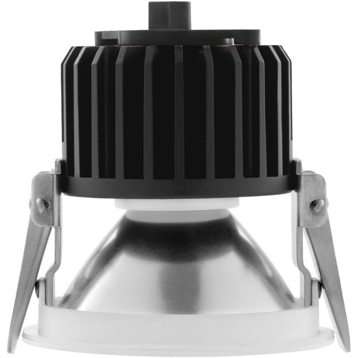 Fixed recessed spotlight huron-44 dwl fluorescent 27w nw