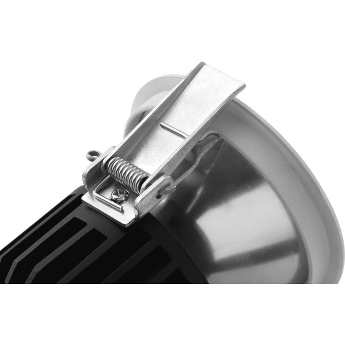 Faretto incasso fisso huron-44-quadrato fluorescente dwl 27w