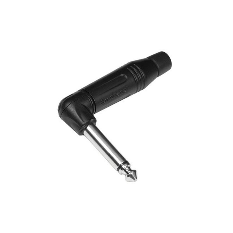 6.3mm plastic 90° mono jack plug 6.3mm plastic 90° mono jack plug