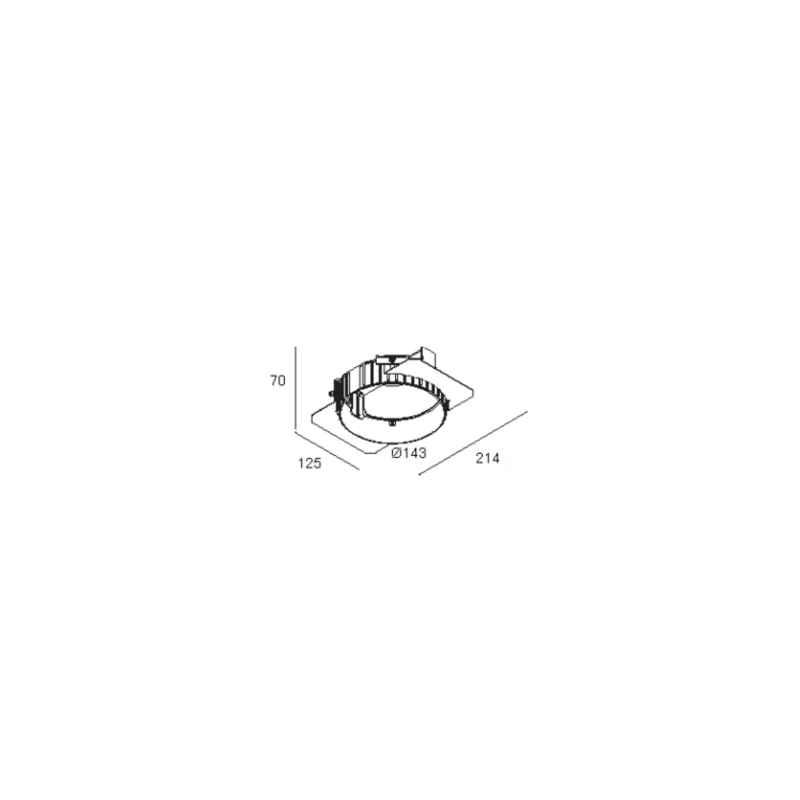 Trimless tweeter mounting kit Trimless tweeter mounting kit