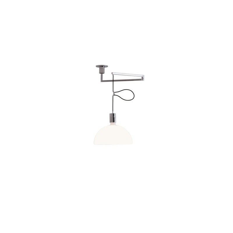 Nemo ALBEHW52 As41c suspension with arm with hemispherical glass e27 Nemo ALBEHW52 As41c suspension with arm with hemispherical glass e27