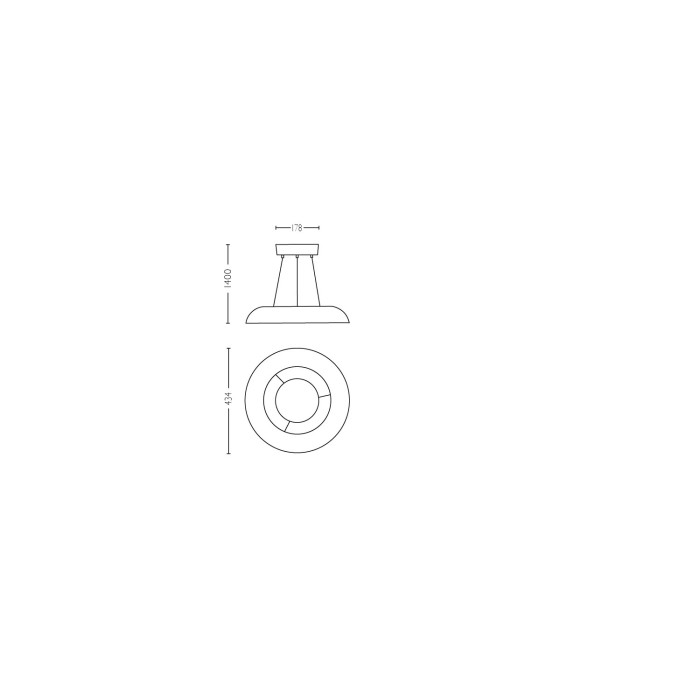Philips 4023331P7 Amaze hue lampada sospensione connessa bianca