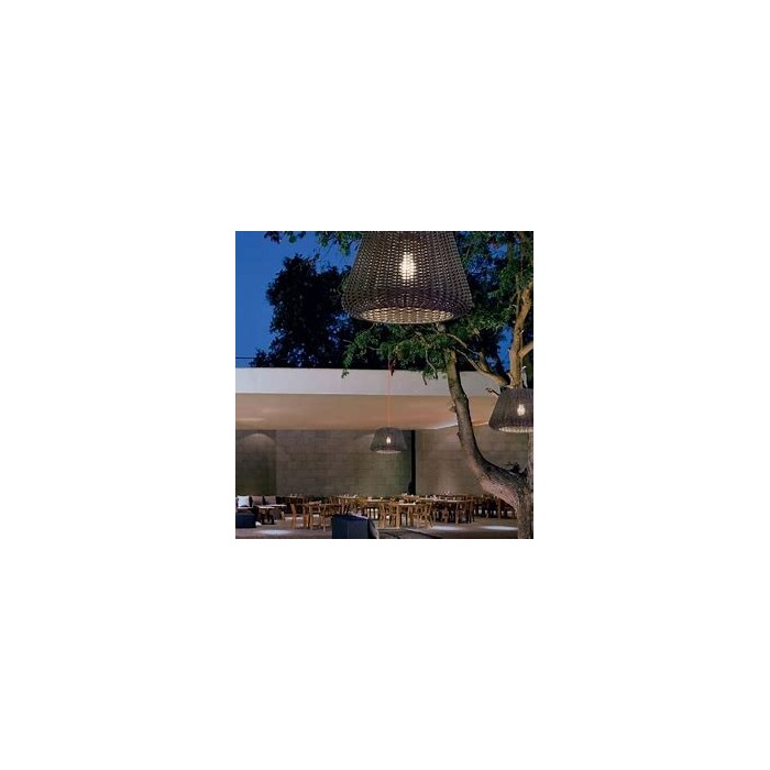 Panzeri EL04744.035.0000 Ralph: outdoor suspension d35 brown metal noled