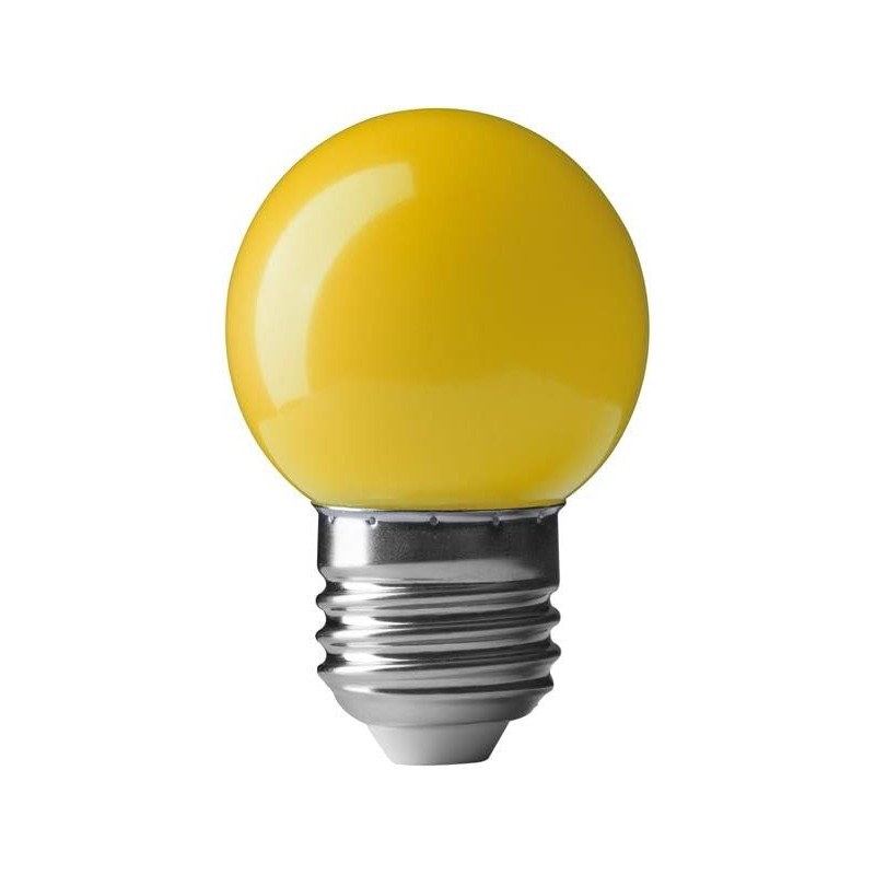 Lampada Led basic color e27 0.5w yellow Lampada Led basic color e27 0.5w yellow
