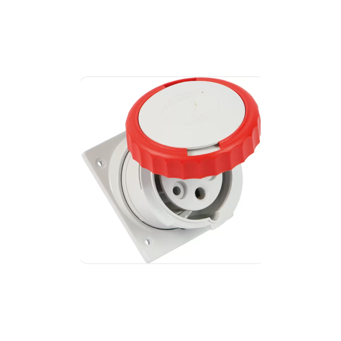Argo recessed socket inclined dim.75x85mm 3P+T 16A 400V 6h - IP67