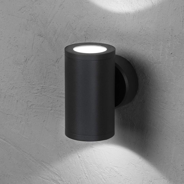 Wlo misam wall light double emission round 2x8w 4k