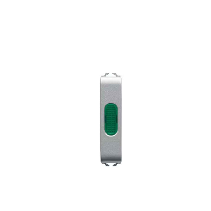 Gewiss Green Signal Light 1/2M Titanium - Reliable Indicator Light Gewiss Green Signal Light 1/2M Titanium - Reliable Indicator Light