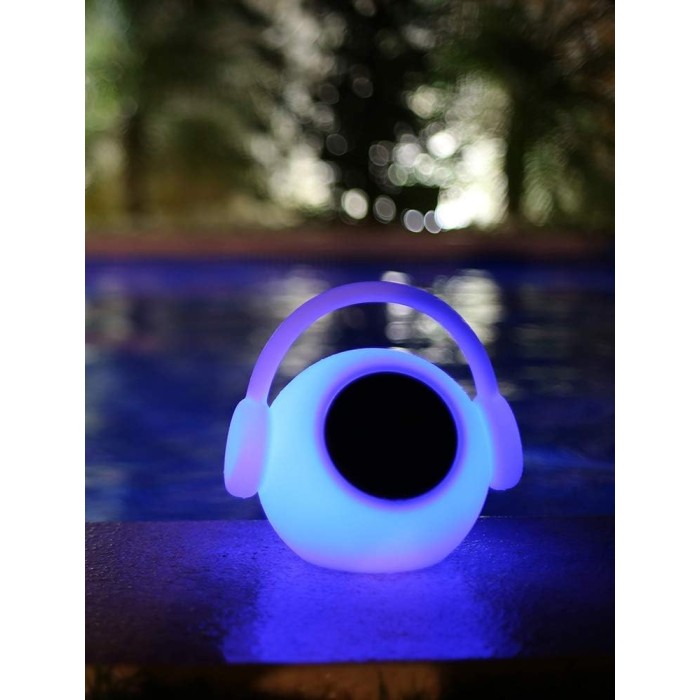 Portable RGB LED Lamp with Speaker Mantra Wazowsky - Lighting & Music