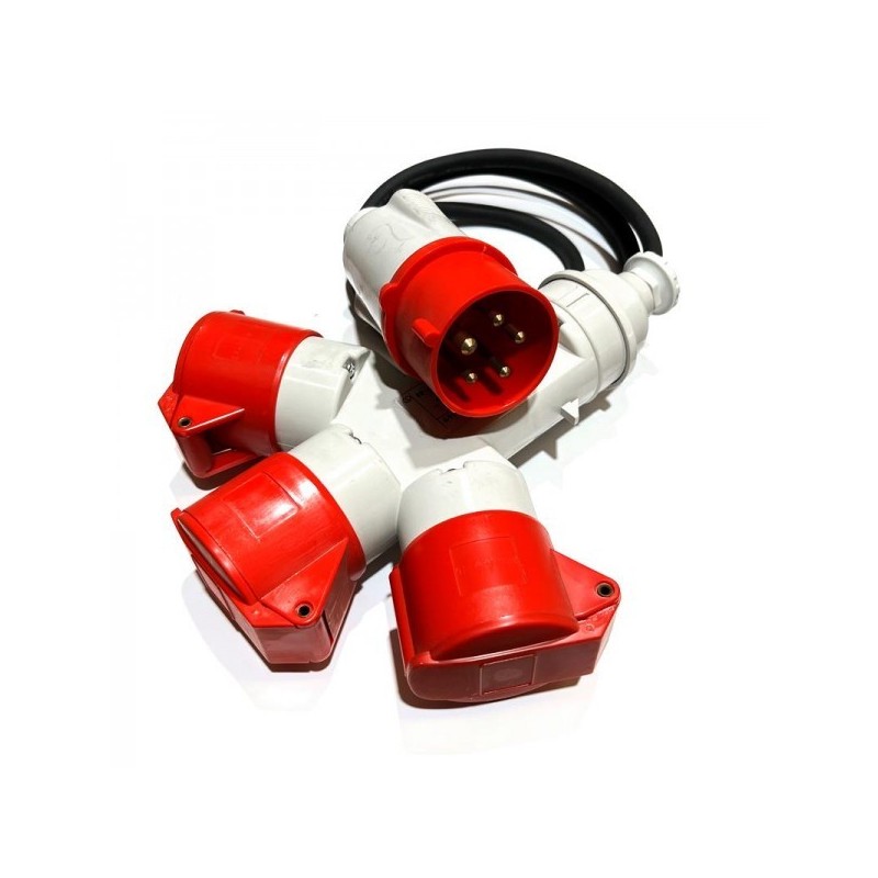 Gewiss multiplier socket 3u 3p+n+t 16a 380v cable Gewiss multiplier socket 3u 3p+n+t 16a 380v cable