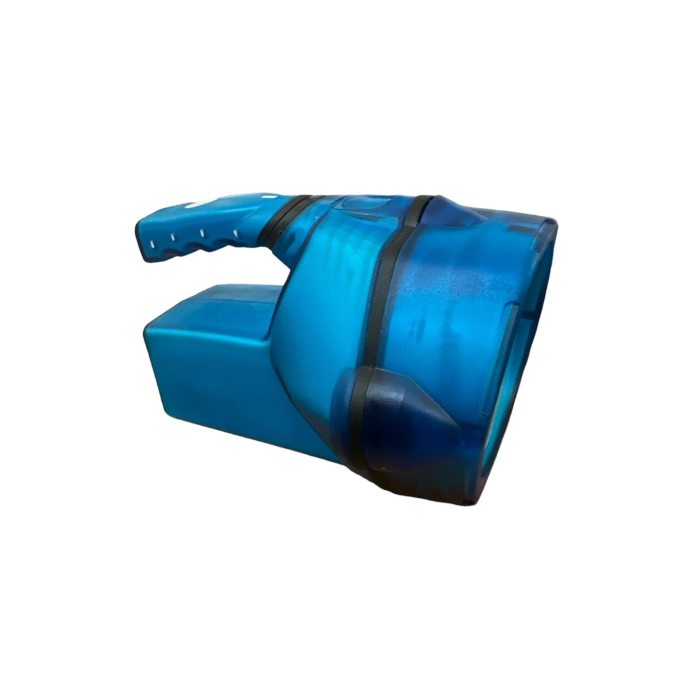 Lanterna LED Portatile Antiurto in ABS Rivestito, Alta Luminosità - Impermeabile, Lunga Autonomia, Maniglia Girevole
