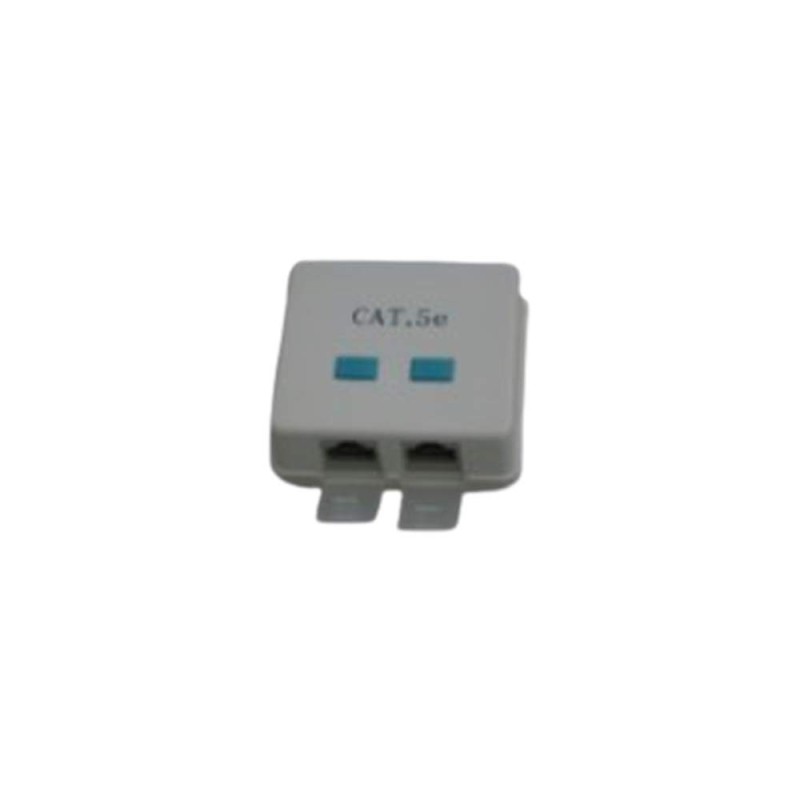 Fanton Wall socket 2 output rj45 8/8 white Fanton Wall socket 2 output rj45 8/8 white