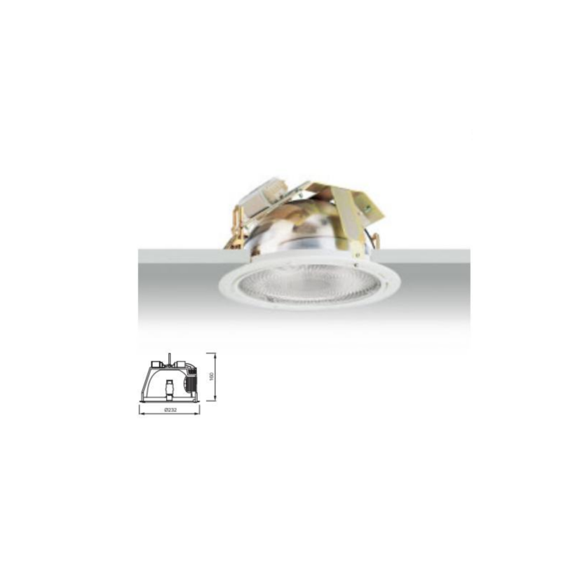 Mizar Lxg22-k18 far inc 2x18w g24d-2 chrome Mizar Lxg22-k18 far inc 2x18w g24d-2 chrome