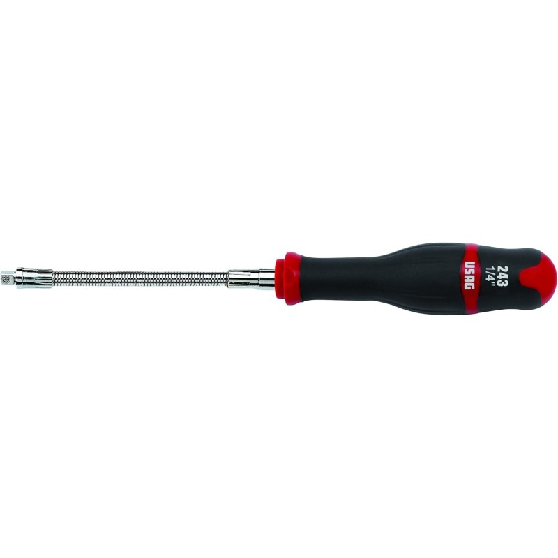 USAG 243 1/4 SN - Flexible socket holder 1/4" with handle 243111 USAG 243 1/4 SN - Flexible socket holder 1/4" with handle 243111